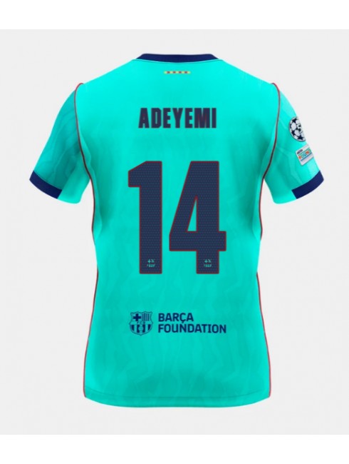Moški Nogometna dresi replika Barcelona Karim Adeyemi #14 Tretji 2026-27 Kratek rokav Moški Nogometna dresi replika Barcelona Karim Adeyemi #14 Tretji 2026-27 Kratek rokav